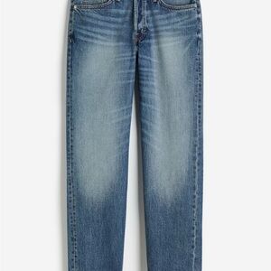 H&M Straight Regular Fit Jeans - Denim Blue - 36 x 34 (NWT)